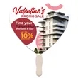 Heart Shape Hand Fans | https://www.bestnamebadges.com