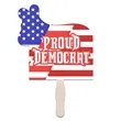 Donkey Outline Fan | https://www.bestnamebadges.com