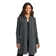 Port Authority Ladies Textured Crepe Long Tunic | https://www.bestnamebadges.com