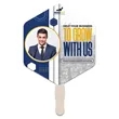 Custom Shape Fan | https://www.bestnamebadges.com
