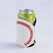 BASEBALL SKIN CAN COOLER HOLDER | https://www.bestnamebadges.com