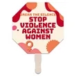 Stop Sign Hand Fans | https://www.bestnamebadges.com
