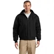 CornerStone Tall Duck Cloth Hooded Work Jacket. | https://www.bestnamebadges.com