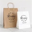 10 X 13 Inch Custom Twisted Handle Paper Shopping Bags | https://www.bestnamebadges.com
