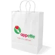 10 X 13 Inch Custom Twisted Handle Paper Shopping Bags | https://www.bestnamebadges.com