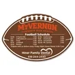 Schedule Football Magnet | https://www.bestnamebadges.com