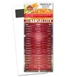 Football Schedule Magnetic Stick Up Card | https://www.bestnamebadges.com
