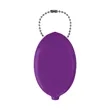 Oval Shape Coin Pouch With Keychain | https://www.bestnamebadges.com