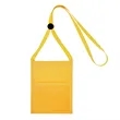 Premium Double Window Pouch With Lanyard | https://www.bestnamebadges.com