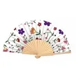 Full Color Manual Hand Fans with Wooden Frame | https://www.bestnamebadges.com