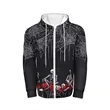 Adult Full Color Zip Up Hoodie Sweatshirt | https://www.bestnamebadges.com
