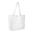 Striped Canvas Large Shopping Tote Bag W/ Rope Handle | https://www.bestnamebadges.com