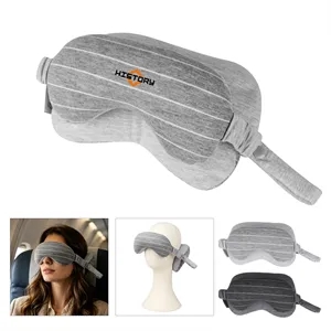 2 In 1 Travel U Shaped Neck Pillow W/ Eye Mask