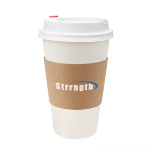 Disposable Kraft Coffee Cup Sleeves
