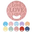 Plastic Round Hand Fan | https://www.bestnamebadges.com
