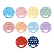 Plastic Round Hand Fan | https://www.bestnamebadges.com