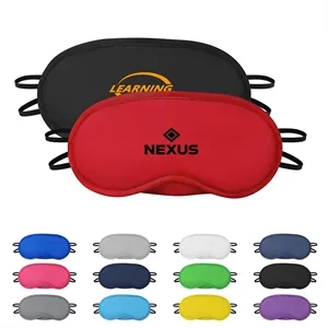 Travel Polyester Sleep Eye Mask W/ Nose Pad