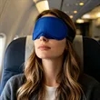 Travel Polyester Sleep Eye Mask W/ Nose Pad | https://www.bestnamebadges.com