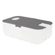 Reusable Plastic Bento Lunch Box W/ Fork & Phone Holder | https://www.bestnamebadges.com