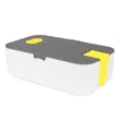 Reusable Plastic Bento Lunch Box W/ Fork & Phone Holder | https://www.bestnamebadges.com