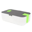 Reusable Plastic Bento Lunch Box W/ Fork & Phone Holder | https://www.bestnamebadges.com
