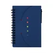 Small Kraft Pocket Spiral Notebook W/ Sticky Flags & Pen | https://www.bestnamebadges.com