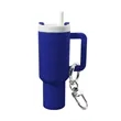 Mini Plastic Tumbler Keychain Chapstick Holders | https://www.bestnamebadges.com