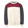 Otto Contrast Yoke Colorblock Crewneck Sweatshirt | https://www.bestnamebadges.com