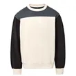 Otto Contrast Yoke Colorblock Crewneck Sweatshirt | https://www.bestnamebadges.com