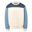 Otto Contrast Yoke Colorblock Crewneck Sweatshirt | https://www.bestnamebadges.com