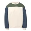 Otto Contrast Yoke Colorblock Crewneck Sweatshirt | https://www.bestnamebadges.com