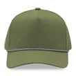 5 Panel High Profile AFrame Golf Cap w/Rope | https://www.bestnamebadges.com