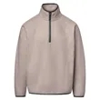 Whisper Fleece Polyester Contrast Binding Quarter-Zip Jacket | https://www.bestnamebadges.com