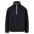 Whisper Fleece Polyester Contrast Binding Quarter-Zip Jacket | https://www.bestnamebadges.com