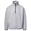 Whisper Fleece Polyester Contrast Binding Quarter-Zip Jacket | https://www.bestnamebadges.com