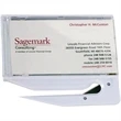 Business Card Letter Opener with Mirror | https://www.bestnamebadges.com