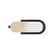 Leeman Pebble Grain AirTag Luggage Tag | https://www.bestnamebadges.com