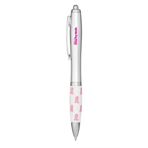 Breast Cancer Awareness Pink Ribbon Recycled ABS Ballpoin...