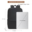 15.6" PU Leather Commute Laptop Backpack | https://www.bestnamebadges.com