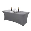 Premium 6' Full Color Dye Sublimation Stretch Table Cover | https://www.bestnamebadges.com