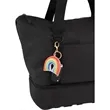 Rainbow Leather Keychain | https://www.bestnamebadges.com