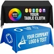 6' Table Throw, Full Color Front Panel | https://www.bestnamebadges.com