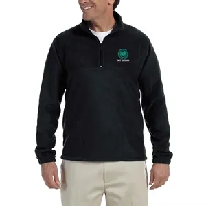 Harriton Quarter-Zip Fleece Pullover Jackets