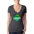Next Level Ladies CVC Deep V Crew Neck Tee Shirts | https://www.bestnamebadges.com
