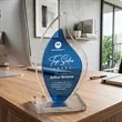 Flamingo Award - Blue | https://www.bestnamebadges.com
