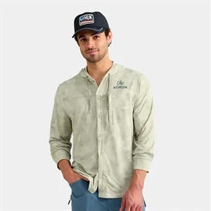 Huk® Men's Quick-Dry Printed Fishing Hooded Shirt