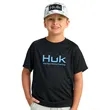 Huk® Youth Short Sleeve Sun Protection Shirt | https://www.bestnamebadges.com