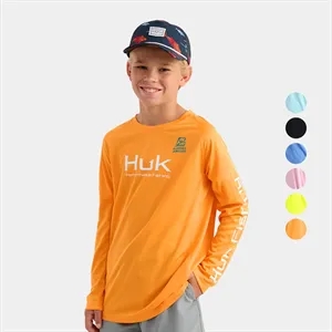 Huk® Youth Performance Fishing Shirt with Custom Logo