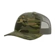 Richardson Printed Tactical Trucker MultiCam Cap | https://www.bestnamebadges.com
