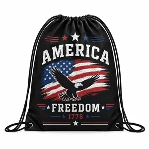 America250 Sublimated Sports Drawstring Backpack